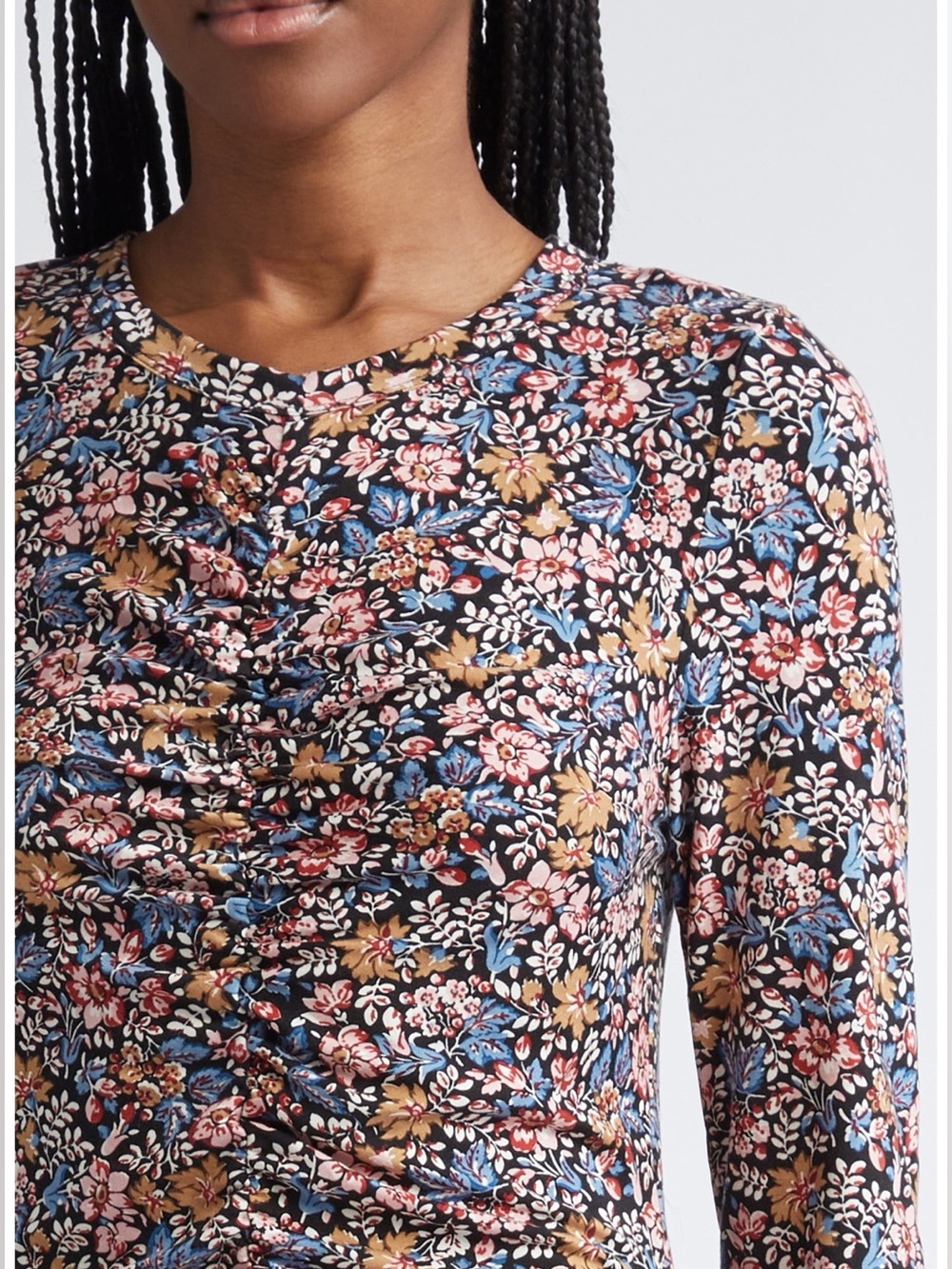 Veronica Beard Gale Floral Knit Midi Dress Size M - Picture 4 of 11